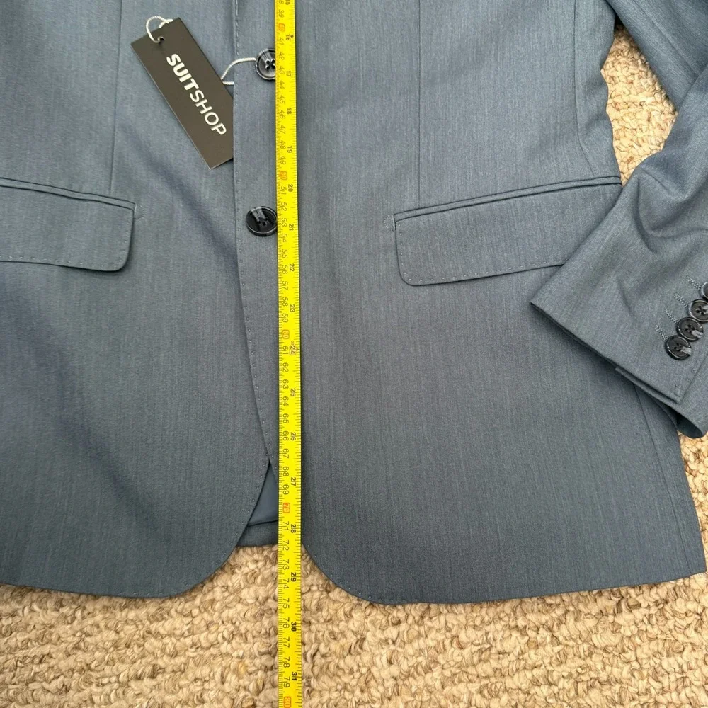 SuitShop‎ Mens Jacket Sz 38 R Slim Fit Blazer NWT